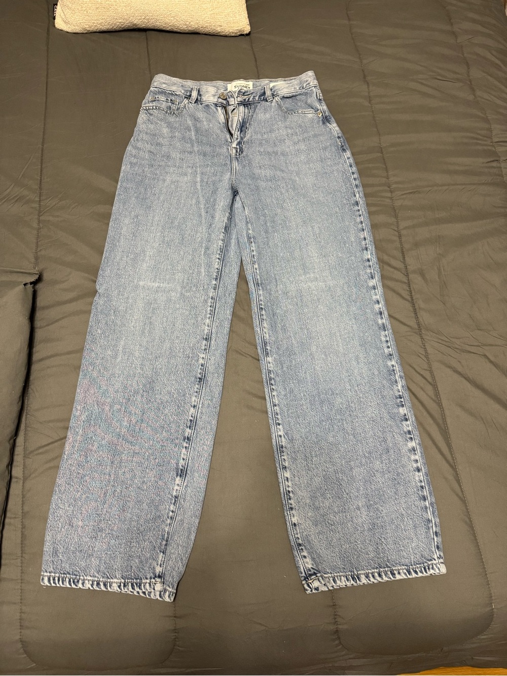 Dynamite Light Blue Wide-Leg Jeans